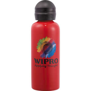 Ceramic Water Bottle - 15 oz. Red