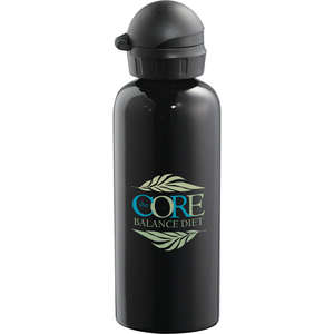 Ceramic Water Bottle - 15 oz. Black