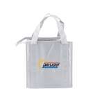 Imprinted Convention & Tradeshow Items - Non Woven Thermo Tote - White