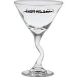 Business Anniversaries - Jazzy Stem Martini Glass - 9.25 oz.