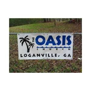 Vinyl Banner with Grommets - 4' x 8' 