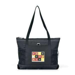 Select Zippered Tote Black