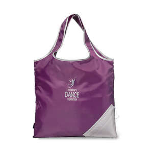 Latitudes Foldaway Shopper Plum/Silver
