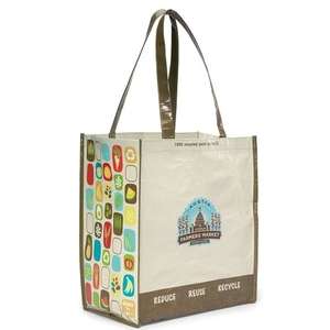 Laminated 100% Recycled Shopper Natural/Brown