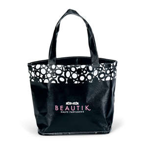 Annabelle Laminated Tote Black