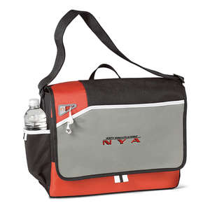 Emerge Messenger Bag Orange, Burnt