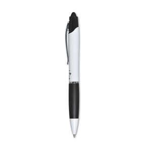 Zebra Z Grip Max Retractable Ballpoint Pen - White Barrel Black