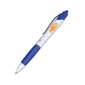 Custom Promotional Zebra Z Grip Max Retractable Ballpoint Pen - White Barrel