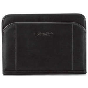 Global Leather Padfolio Black
