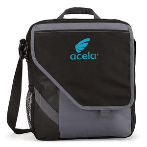 Vertical Edge Portfolio Bag Gray