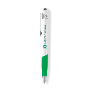 Custom Promotional Collins White Barrel Click Pen
