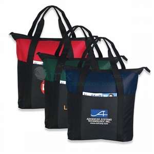 Heavy Duty Zippered Tote Bag 