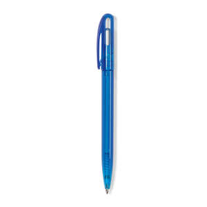 Glide Deep Translucent Twist Pen Blue