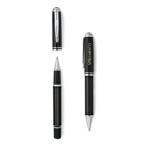 Travis & Wells Eliot Pen Set Black