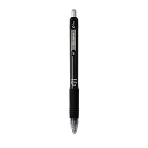 Zebra Z Grip Gel Retractable Pen - Black Ink Black