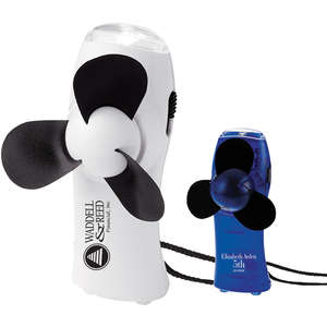 Custom Promotional Turbo Mini Fan/Flashlight