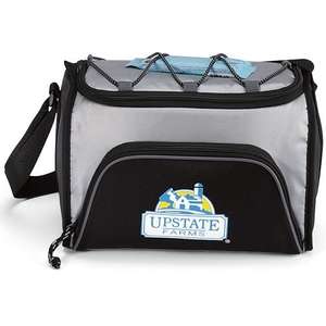 Bungee Six Pack Cooler Silver
