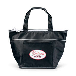 Annabelle Laminated Lunch Cooler Black