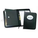 Promotional Folders - Accordion Zippered Portfolio with Vinyl Cover