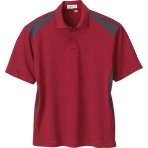Men's Recycled Polyester Performance Honeycomb Color Block Polo