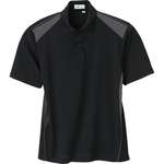 Personalized Golf & Polo Shirts - Men's Recycled Polyester Performance Honeycomb Color Block Polo