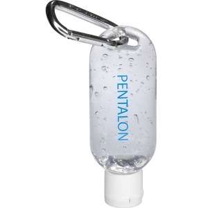 1.9 oz Clear Sanitizer with Carabiner Clip