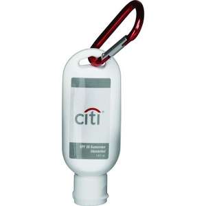 1.9 oz SPF 30 Sunscreen with Carabiner Clip 