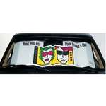 Imprinted Auto Sun Shades - Deluxe Cardboard Car Sun Shade