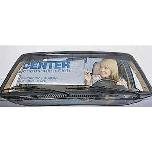 Custom Promotional Roller-Tek Car Sun Shade - Reflective Silver