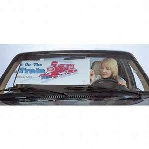 Roller-Tek Car Sun Shade - White