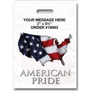 Custom Promotional 11" x 15" Patriotic Grab Bag - American Pride
