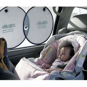 Custom Promotional Round Pivoting Car Sun Shade - Side Window