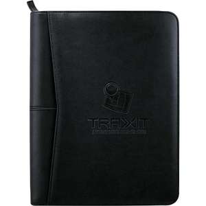 Pedova Zippered Padfolio Black