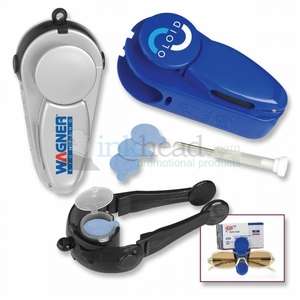 Custom Promotional Multi-Function Visor Clip - Blue