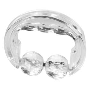 Custom Promotional Ring Shaped Back Massager - Clear