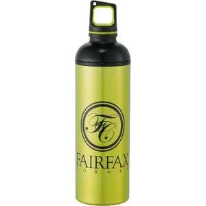 Custom Promotional Dual Cap Aluminum Bottle