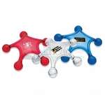 Imprinted Personal Care Items - Star Shaped Back Massager