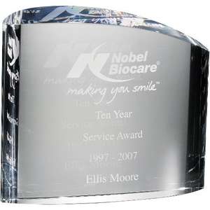 Custom Promotional Orrefors Ice Block Large Award