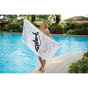 Custom Promotional Light Weight Beach Towel - 10.5 lb./doz.