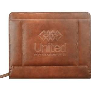 Custom Promotional Cutter and Buck Legacy Zippered Padfolio
