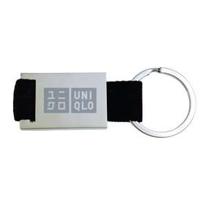 Quadrangle Canvas Keyring 