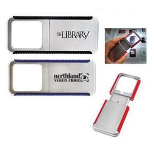 Custom Promotional Slide Out Magnifier with Light