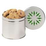 Customized Cookies - Half Quart Tin Filled with Mini Chocolate Chip Cookies
