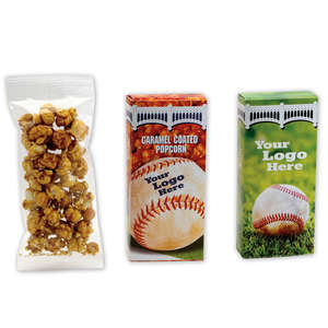 Custom Promotional Caramel Corn with Peanuts in Full Color Box