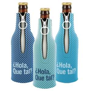 Custom Promotional Bottle Suit 4 Color Process Neoprene Bottle Cooler