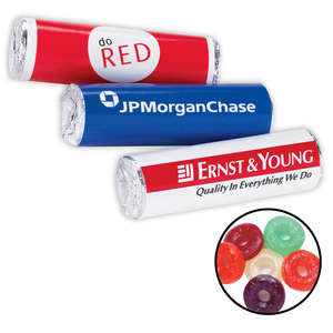 Custom Promotional LifeSaver Full Roll with Custom Wrapper