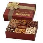 Wholesale Food Serving Gift Sets - Elegant Indulgence Gift Box - Nut and Fruit Assortment