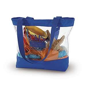 Small Clear Tote with Color Trim