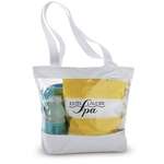 Custom Tote Bags - Small Clear Tote with Color Trim