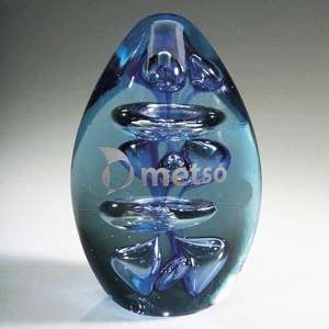 Custom Promotional Atom Art Glass Award - Eco-Friendly